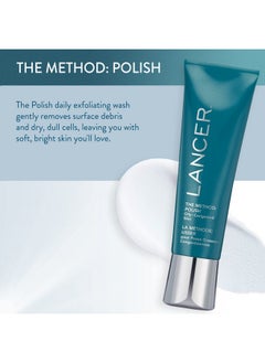 lancer Skincare The Method: Polish Facial Exfoliator, Daily Exfoliating Face Wash With Natural Minerals, Oily Congested Skin, 4.2 Fluid Ounces  - Image 2