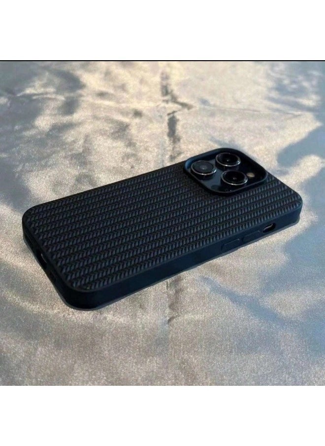 ShebSheb - Soft TPU 3D Braided Fabric Phone Case for iPhone 15 Pro Max - Image 1
