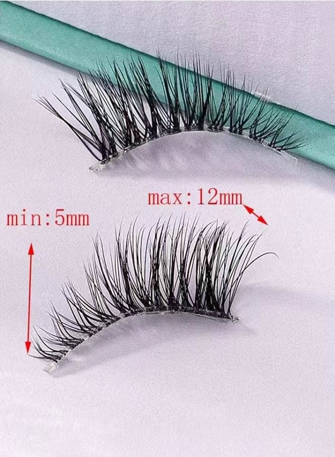 جمال 7 أزواج من الرموش الصناعية بنصف العين - Image 3