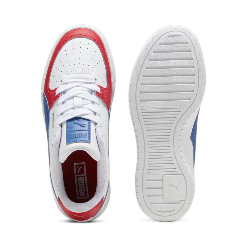 PUMA CA Pro Block Youth Unisex White Sneakers - Image 4
