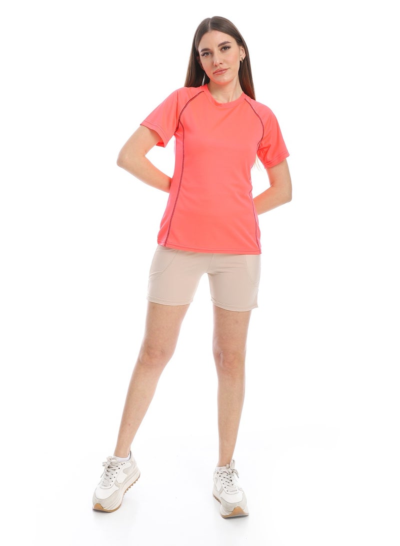 سيزار تيشرت  رياضي حريمي بنصف كم - Image 2