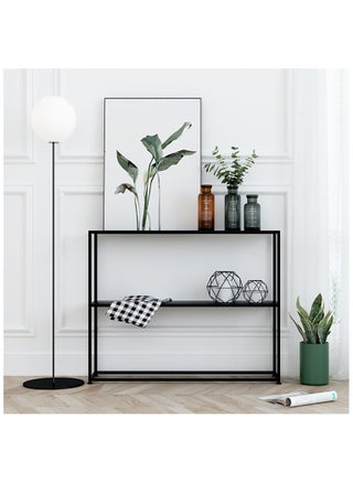 Console Table,2 Tier Entryway Table,Sofa Table,for Hallway, Entrance Hall, Corridor, Living Room（Black） - pzsku/Z65DB8DAD15A27CEEE92EZ/45/_/1721281966/ff0257d4-efcf-48c3-ab09-b06e8914efa1