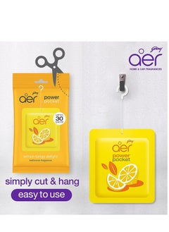 Godrej Aer جيب الطاقة Godrej Aer | معطر جو للحمام والمرحاض | يدوم حتى 30 يومًا | مجموعة متنوعة من 3 قطع (30 جم)  - Image 5