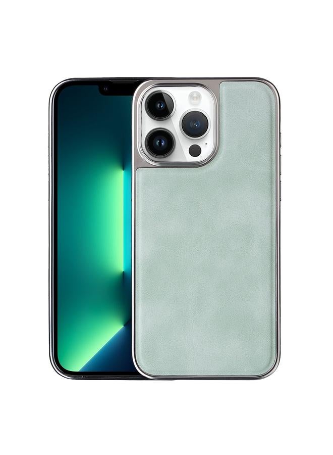 اس-توب جراب لهاتف iPhone 13 Pro Max مطلي كهربائيًا من الجانب PU هجين TPU MagSafe جراب هاتف - Image 1