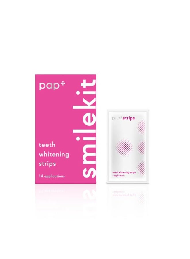 SMILEKIT Pap+ Teeth Whitening Strips | Teeth Whitening Kit | Teeth Whitening Strip | Teeth Whiteners | Teeth Whitening Powder Alternative | UK Supplier | Pack of 28 Strips, 14 Treatments - Image 5