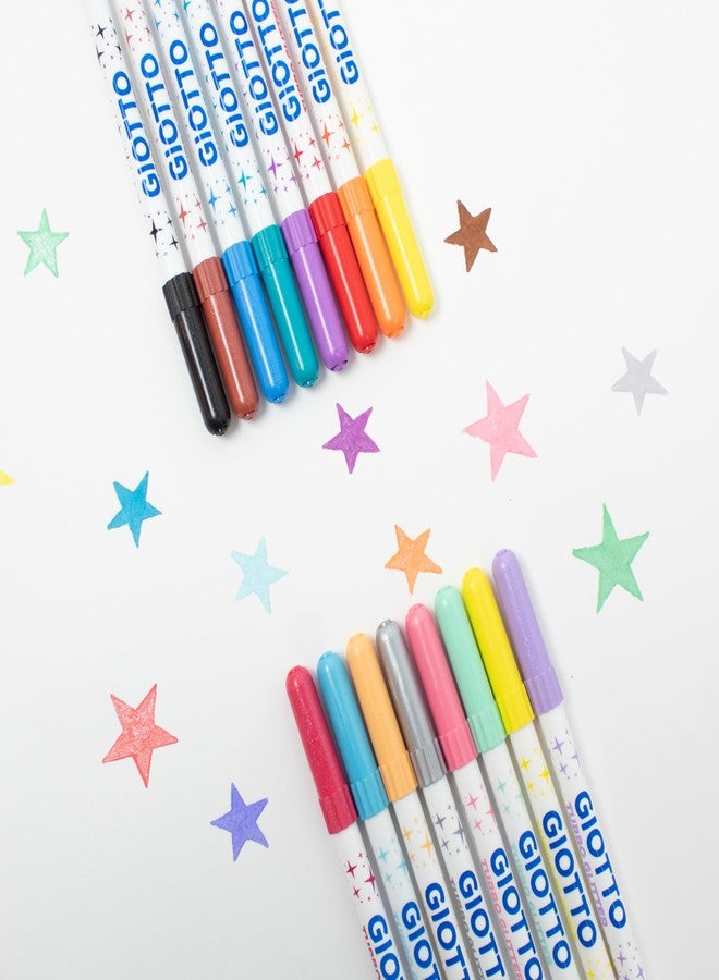 Giotto ROTULADOR GIOTTO C/8 TURBO GLITTER PURPURINA COLORES SURTID - Image 5