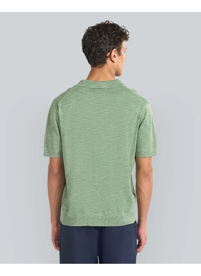 GANT Sunfaded Short Sleeve Polo Sweater