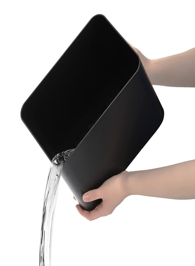 Elsjoy Black Umbrella Stand, Entryway Umbrella Organizer, Compact and Efficient with Removable Drip Tray, Holds 10 Umbrellas - Image 5
