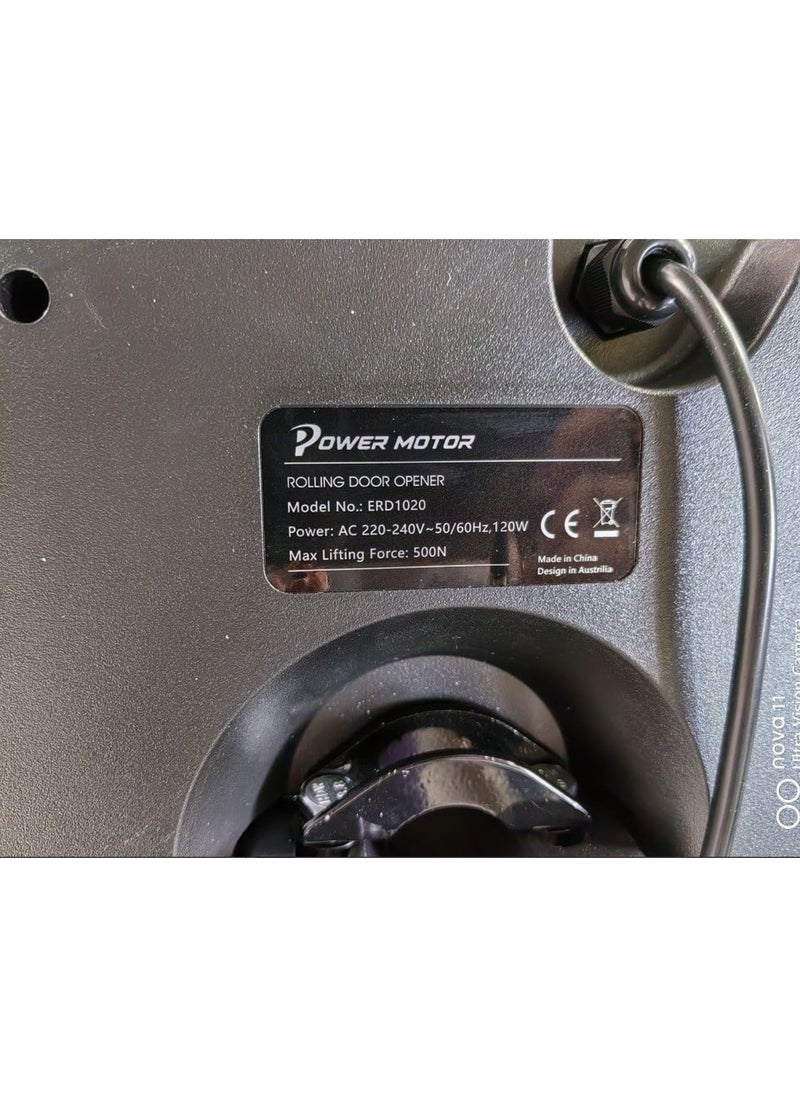 POWER MOTOR - New Digital Garage roll door motor with 2 remote controls for Anfal, Al Moosa, Al Zamil, and More, waterproof Garage door Motor - Image 1