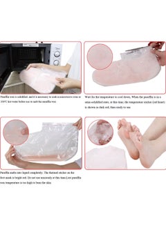 brunson Brunson Paraffin Wax Socks Disposable Foot Moisturizing Spa Socks for Cracked Heels Dry Skin Pedicure Paraffin Therapy 6pcs Feet Wax Care Soft Hydrating Foot Bags for Deep moisturization  - Image 3
