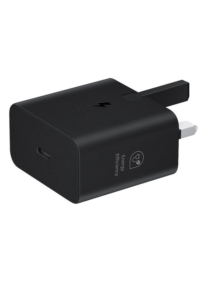جون بولز محول سفر بقوة 25 واط، شحن فائق السرعة، قابس بريطاني، محول شحن سريع USB-C بقوة 25 واط بتقنية PD، شاحن من النوع C لهواتف أندرويد وآيفون - Image 3