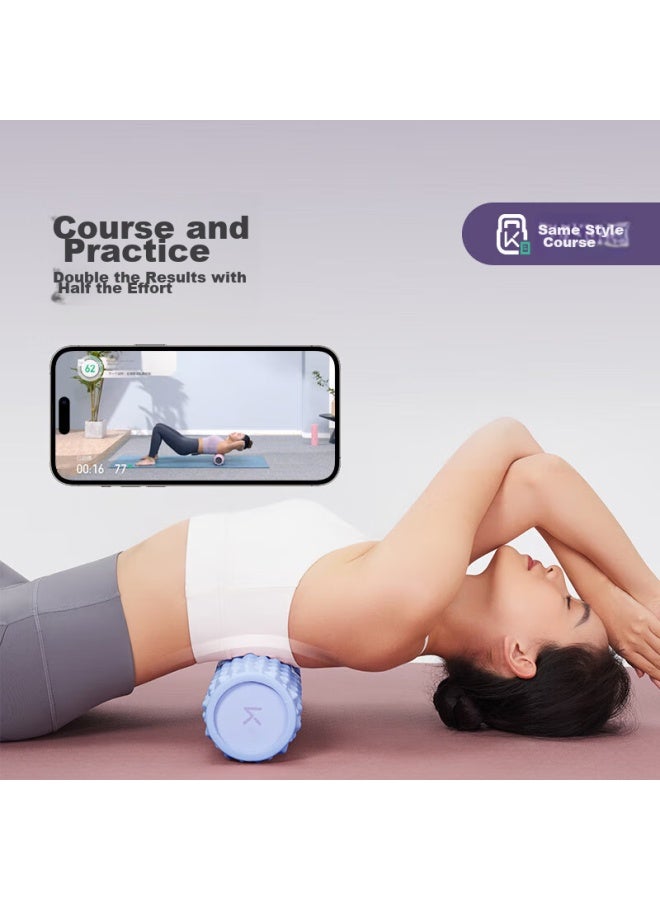Keep Foam Roller, Muscle Relaxation Massage Stick, Foam Roller Yoga Equipment, Portable Light Blue - Image 4
