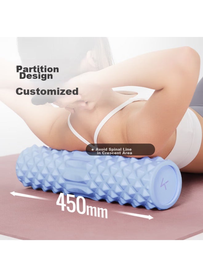 Keep Foam Roller, Muscle Relaxation Massage Stick, Foam Roller Yoga Equipment, Portable Light Blue - Image 2
