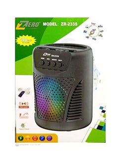 Zero Portable Wireless Bluetooth Speaker Sd Card Reader Aux Usb ZR-233S Black  - Image 2
