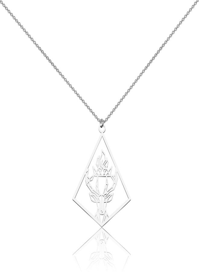 OKEYCH Book Inspired Gift Crown Necklace Gift Bookish Merch - Image 1