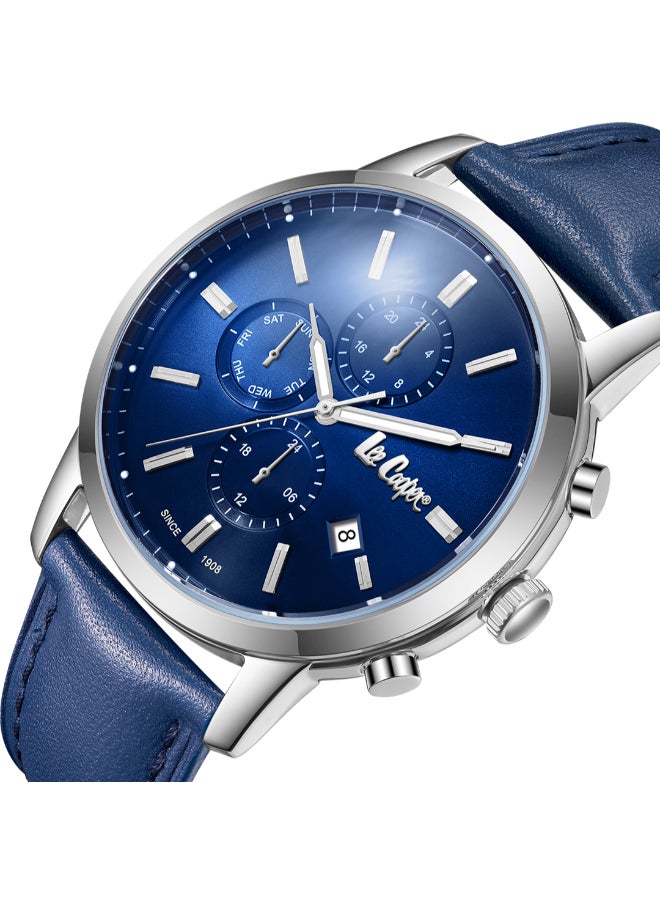 Lee Cooper - Men Multi Function Dark Blue Dial Watch - LC08085.399 - Image 1