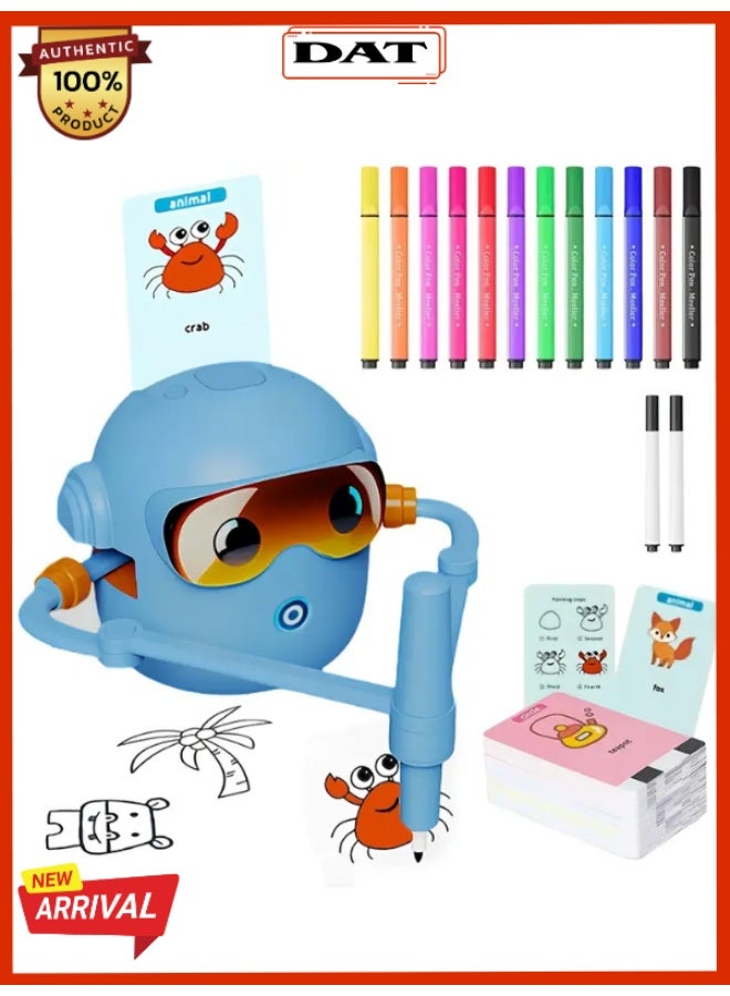 DAT Smart Drawing Robot for Kids – 100 Step-by-Step Cards (Ages 3+) - Image 1