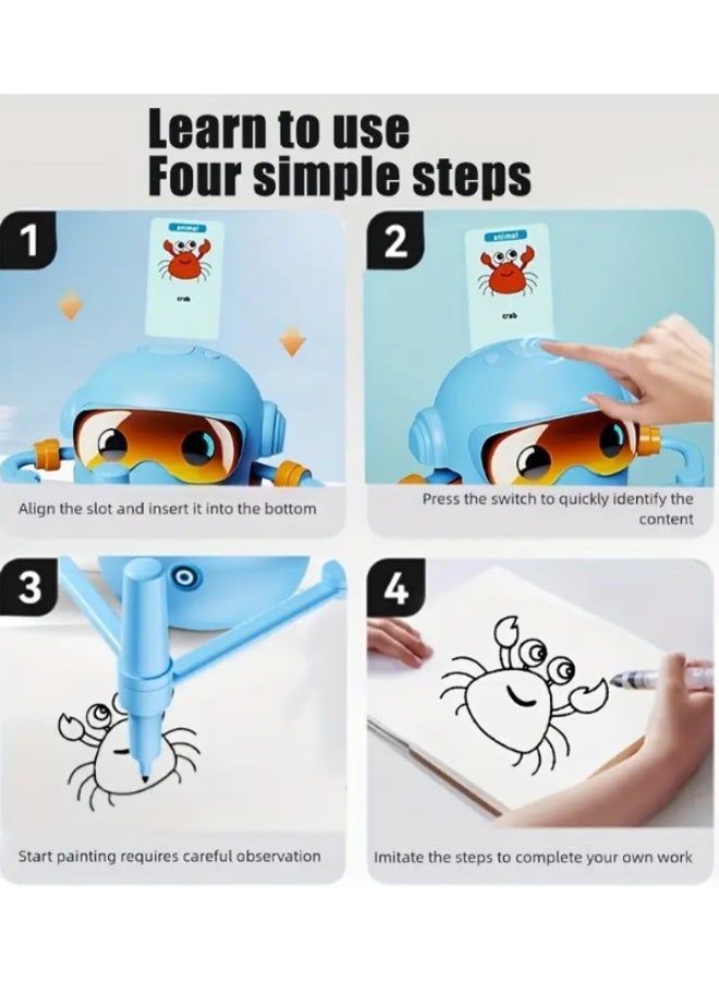 DAT Smart Drawing Robot for Kids – 100 Step-by-Step Cards (Ages 3+) - Image 3