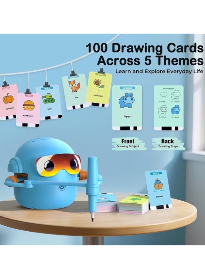 DAT Smart Drawing Robot for Kids – 100 Step-by-Step Cards (Ages 3+) - Image 4