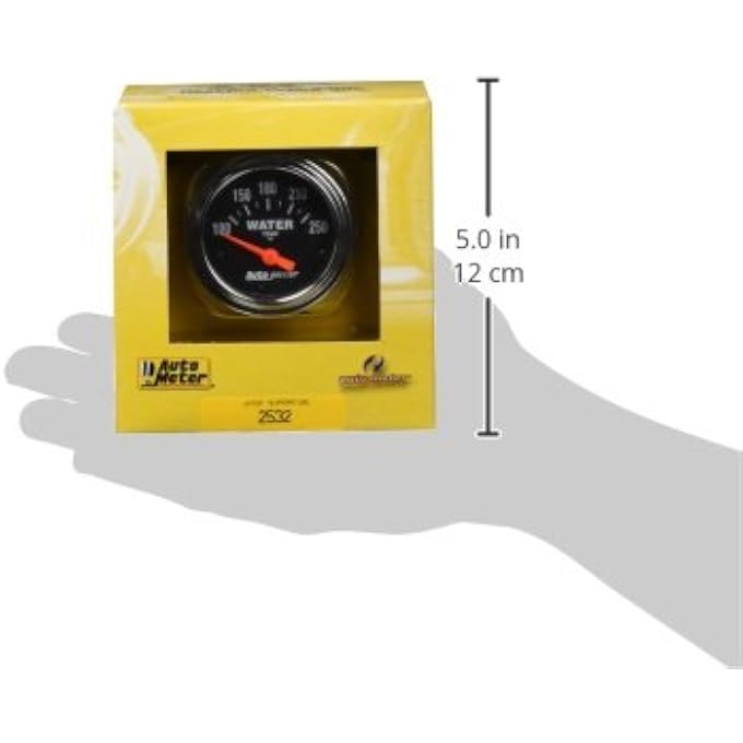 Unity 2532 Traditional Chrome Electric Water Temperature Gauge - Image 2