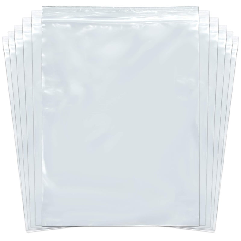 SNL Quality Zipper Lock Reclosable Clear Disposable Plastic Bags, Strong | 10" X 13" - 2 MIL - 100 Bags