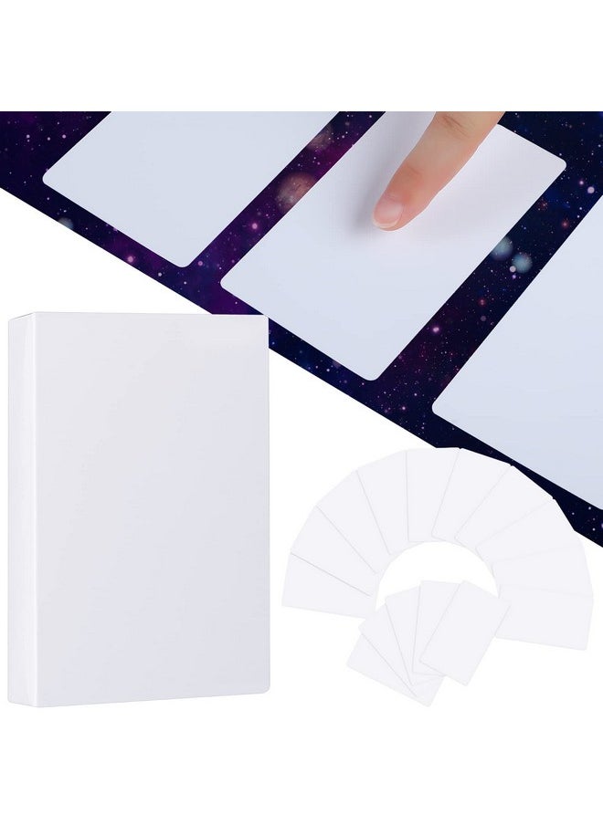 156 Pcs Blank Tarot Cards Deck With Case, Standard Tarot Size 2.76 X 4.72 Inch, Make Your Own Tarot Cards Oracle Blank Deck Of Cards For Adults Diy Playing Divination, Easy To Write(White)
