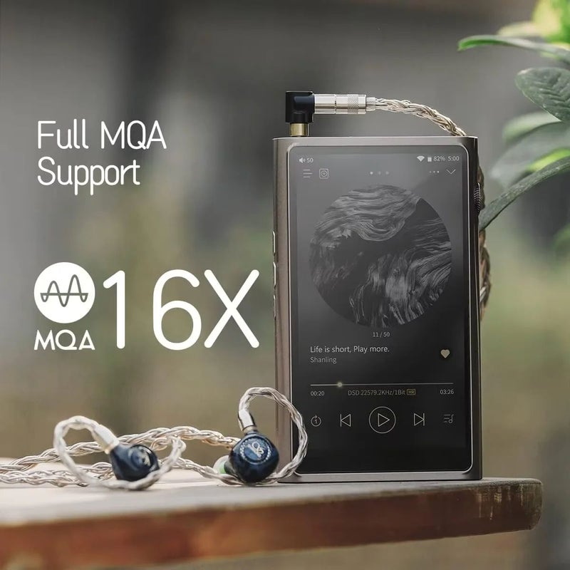 Shanling M7 Portable Music Player Android 10 HiFi with High-Resolution Sound, Gold - Image 4