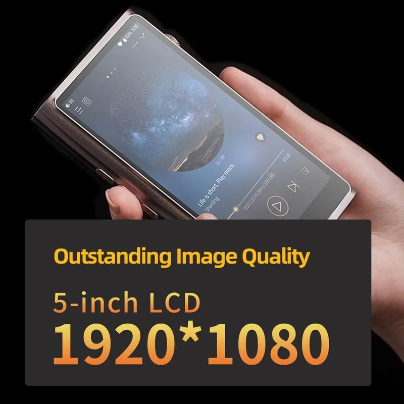 Shanling M7 Portable Music Player Android 10 HiFi with High-Resolution Sound, Gold - Image 3