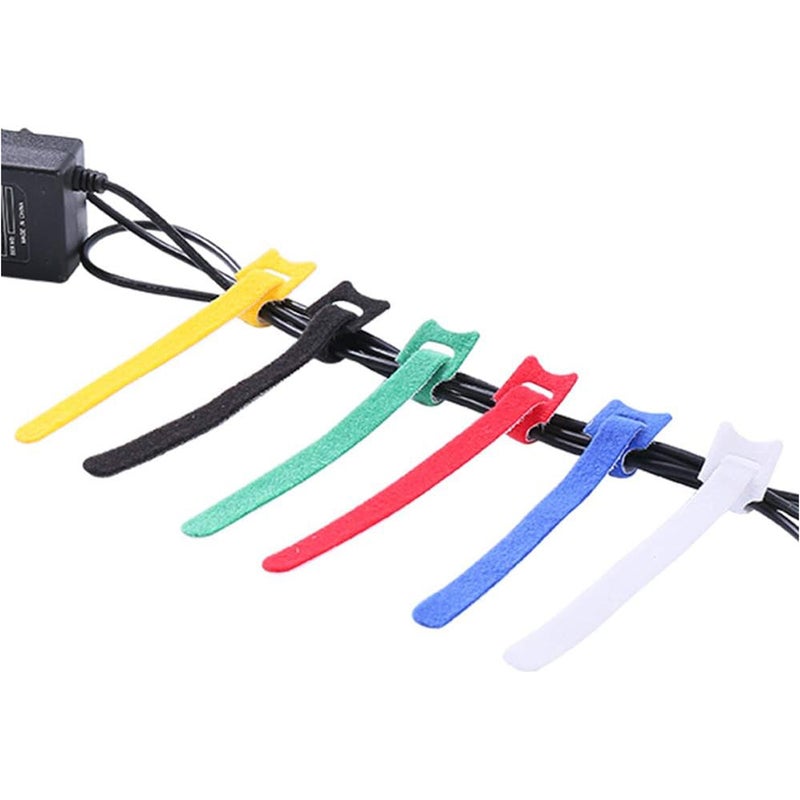 100 PCS Cable Ties, Reusable Fastening Cable Straps Wire Ties for Computer Microphone Speaker Guitar TV Cables（10*150mm） - Image 5