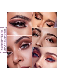 Vodisa Eyeshadow Palette Smooth Matte Shimmer Glitter Eye Makeup Palette High Pigmented Blendable Long Lasting Eye Nudes Neutral Palette Travel Size Makeup Pallet (Rose Nudes)  - Image 4