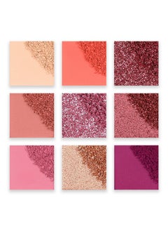 Vodisa Eyeshadow Palette Smooth Matte Shimmer Glitter Eye Makeup Palette High Pigmented Blendable Long Lasting Eye Nudes Neutral Palette Travel Size Makeup Pallet (Rose Nudes)  - Image 2