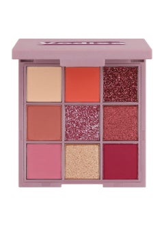 Vodisa Eyeshadow Palette Smooth Matte Shimmer Glitter Eye Makeup Palette High Pigmented Blendable Long Lasting Eye Nudes Neutral Palette Travel Size Makeup Pallet (Rose Nudes)  - Image 1