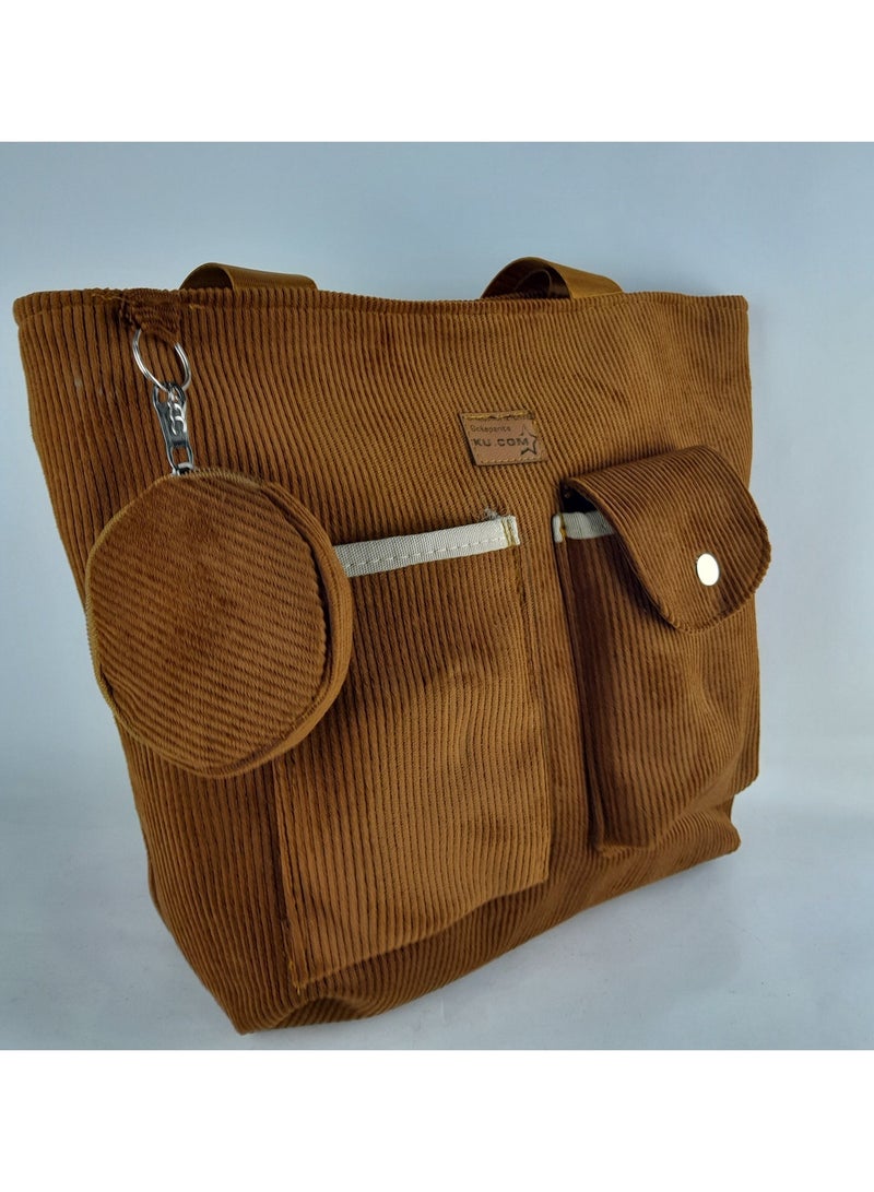 شنطة يد بنى اللون - Image 1