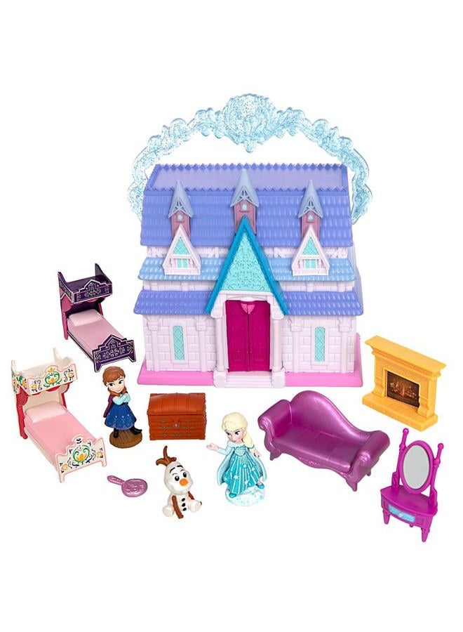 Disney store مجموعة اللعب الصغيرة لقصر أرينديل آنا وإلسا – فروزن – ديزني ذات مرة في قصة - Image 3