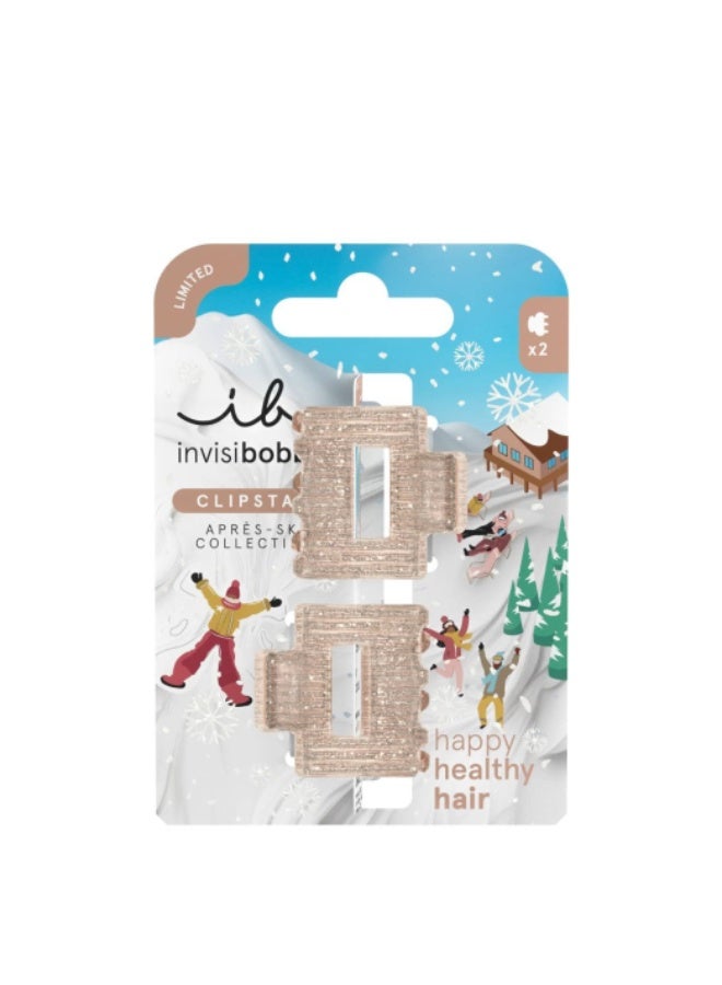 Invisibobble Clipstar Après-Ski Shimmer x2 - Image 1