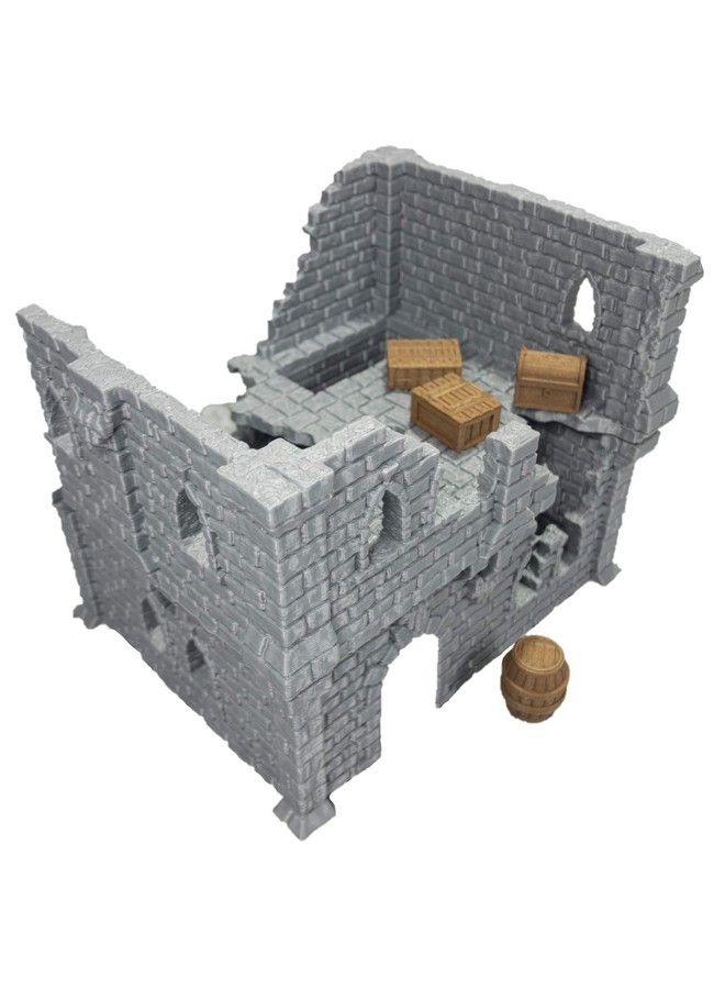 Extruded Gaming Building Ruins Set 5 - Image 2