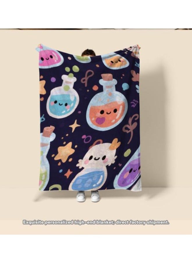 general Flannel thin blanket (warm and comfortable, suitable for sleep, gaming, dust removal and sandproof) 150cm*200cm - 192 - Image 1