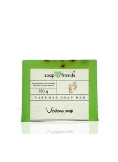 Soap&Friends Verbena Bar Soap – Handmade Natural Bath Soap with Coconut Oil & Camellia Leaf  - Image 1