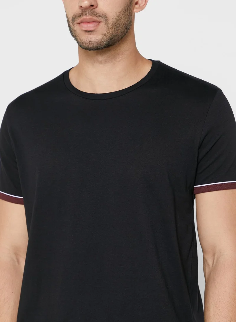 برايف سول Rib Sleeve T Shirt