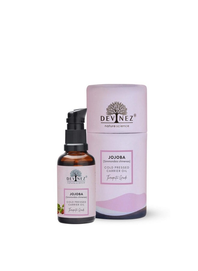Devinez Jojoba Oil, 100% Pure Virgin Cold Pressed, Unrefined, Exceptional Moistruizer For Skin, Hair, Scalp, Nails Perfect For Sensitive & Dry Skin, 15Ml  - Image 1
