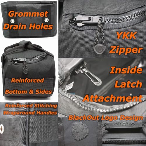 Akona Weight Bag BlackOut - Heavy-Duty Dive Gear Storage - Image 3