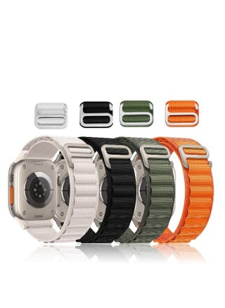 4 Pack Alpine Loop Bands for Apple Watch Ultra/SE/Series 8-1 - Adjustable Nylon Strap with Titanium G-Hook - Sweat & Water Resistant - pzsku/Z65DD310D096436FD7D90Z/45/_/1739607147/6f5439e2-9cb2-46d8-a470-dfa80d42142d
