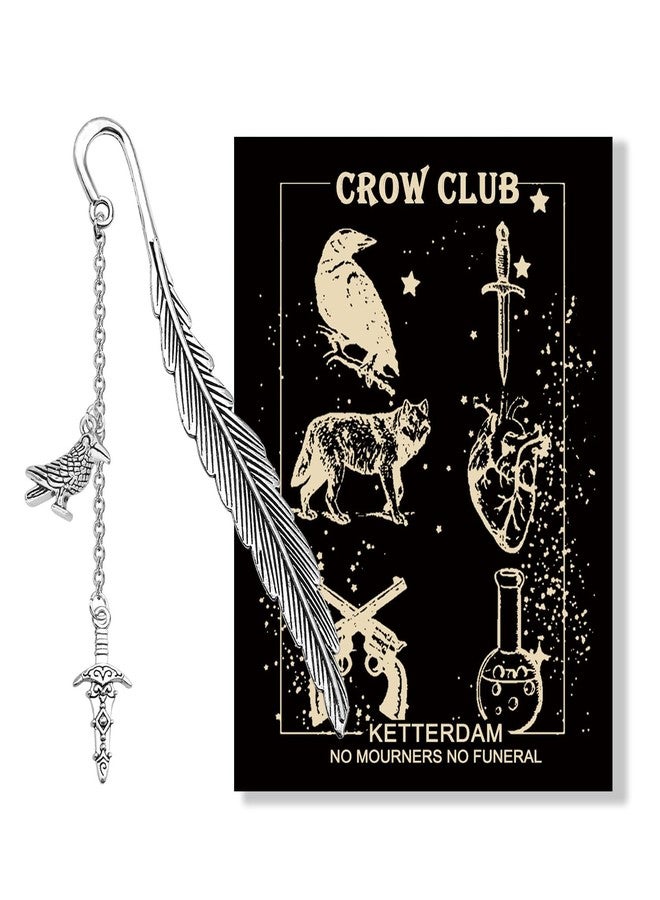 MAOFAED Katterdam Crow Gift Literary Bookmark for Reader Bookish Merchandise Reading Lover Gift Reading Gift - Image 1