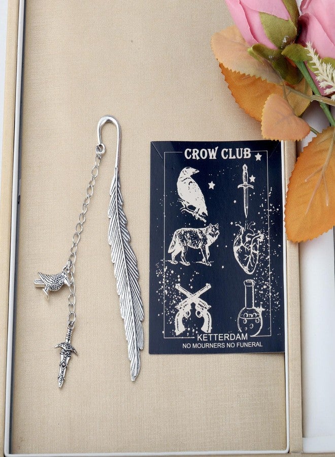 MAOFAED Katterdam Crow Gift Literary Bookmark for Reader Bookish Merchandise Reading Lover Gift Reading Gift - Image 3