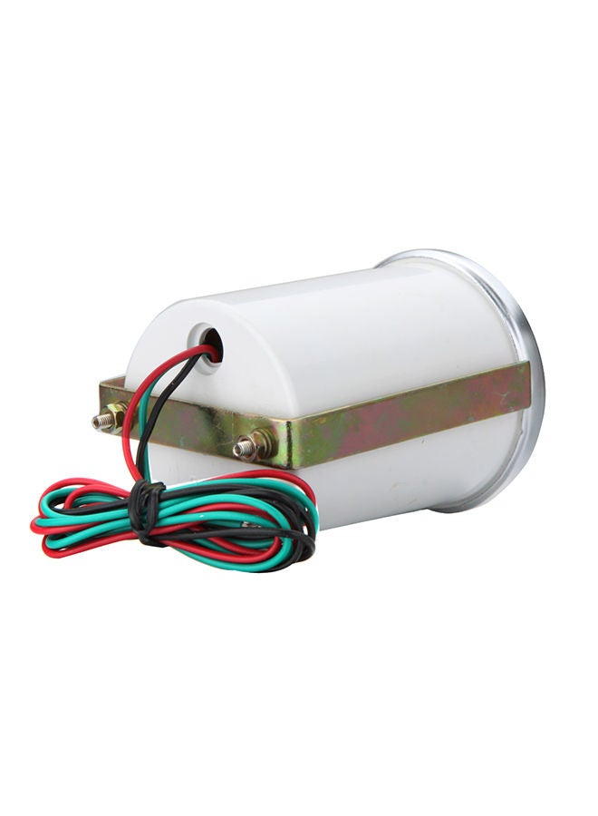 Loquat Adjustable Tachometer 1K-11K RPM Tacho Gauge Aluminum Shift Light Blue/Red LED Black Surface - Image 2