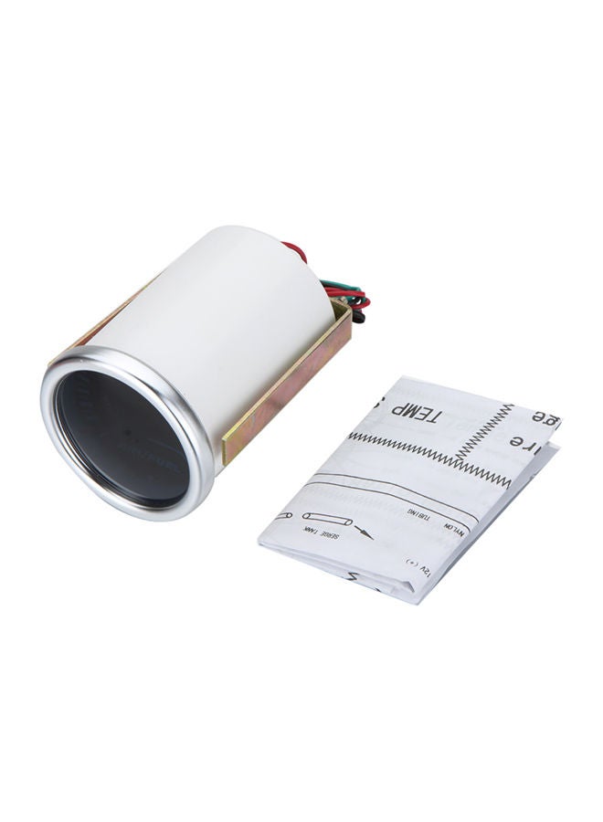 Loquat Adjustable Tachometer 1K-11K RPM Tacho Gauge Aluminum Shift Light Blue/Red LED Black Surface - Image 1