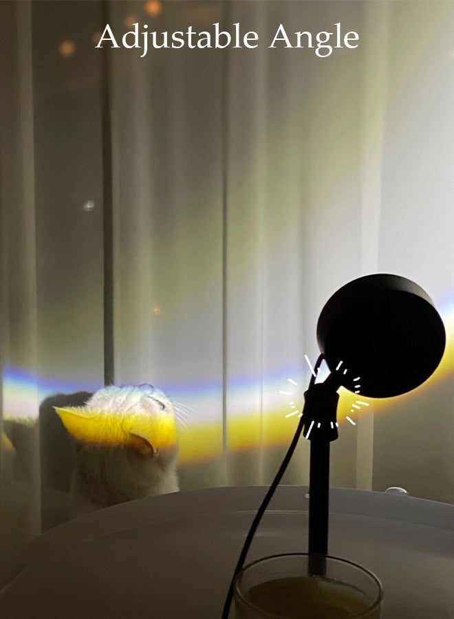 DUNISO ضوء ليلي لجهاز عرض مصباح القمر، مصباح قمر يعمل بإضاءة USB مع دعامة، مصباح تصوير ضوئي للجو الرومانسي للبث المباشر وخلفية سيلفي لديكور غرفة النوم - Image 2