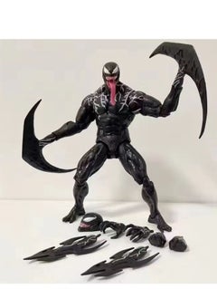 ميكسد Marvel Epic Hero Venom, 6.7-بوصة Action Figure, لعب الأرقام المجمعة, Spider-Man Maximum Venom Titan Hero Venom Action Figure, مستوحى من Marvel Universe  - Image 1