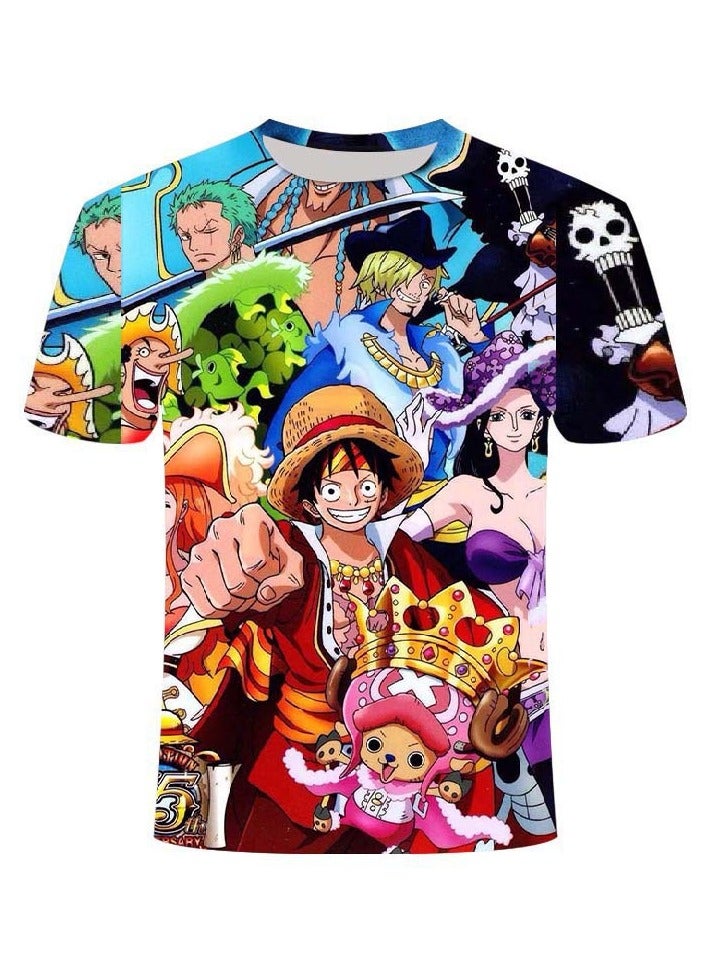 KUYING New Summer One Piece Children's Casual Short Sleeves  - Image 1