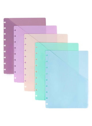 Discbound Dividers With Pockets Discbound Notebook 7X9.25'' Divider 9 Disc Bound Classic Size Planner Inserts Pocket 5Pcs Plastic Index Dividers For Binder Folder Office - pzsku/Z65DD6FF2E6B6D5C7662FZ/45/_/1731922233/cd3f0cf8-3a47-4ef5-8f52-c4d3e7764606